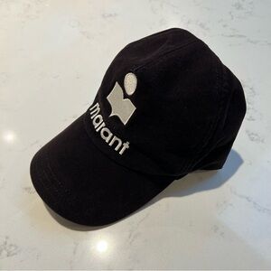 Isabel Marant TYRON Black Baseball Cap